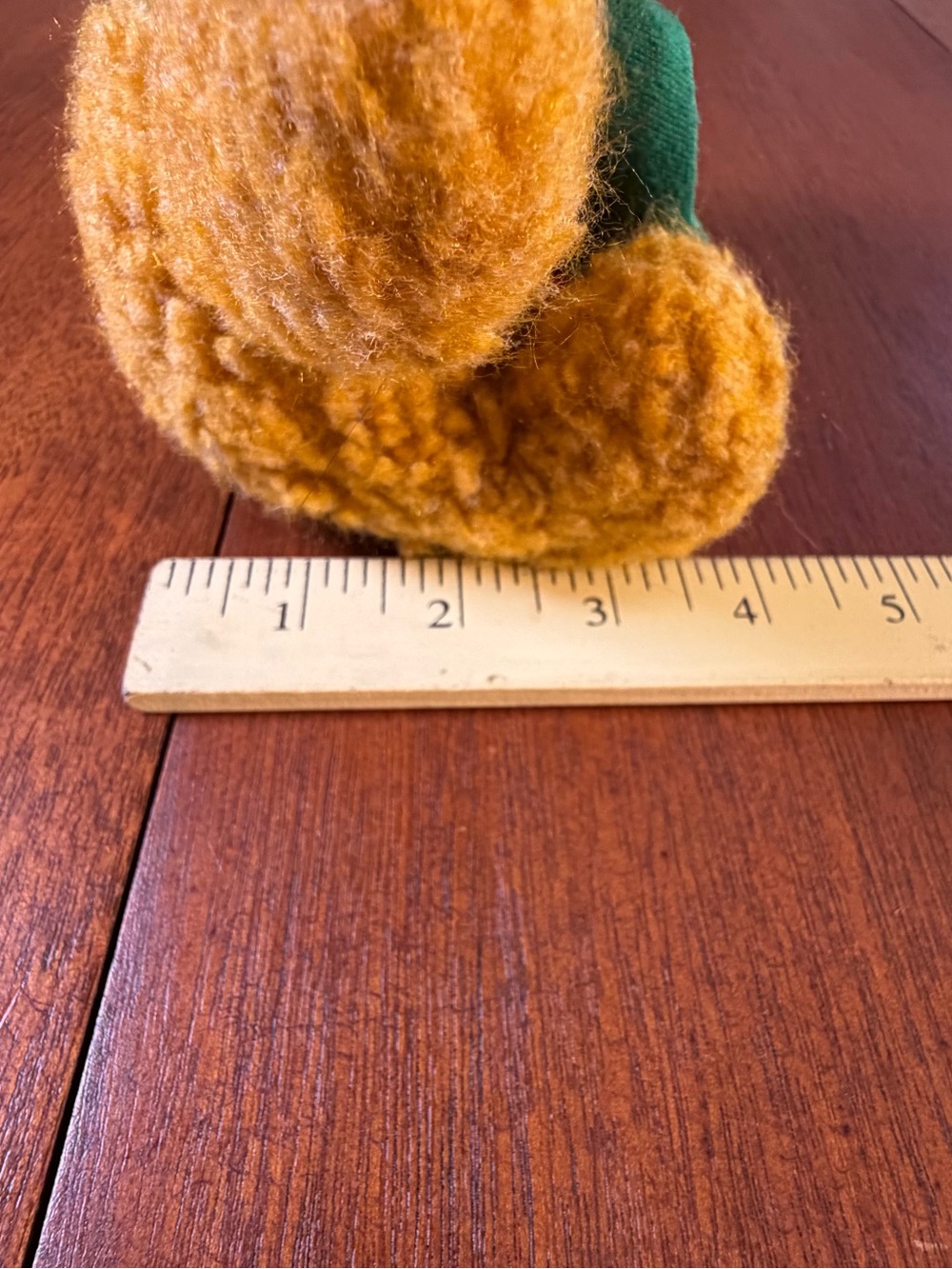 Vintage 1987 Henson Baby Fozzie Bear Stuffed Plush With Holiday Scarf - Picture 7 of 9